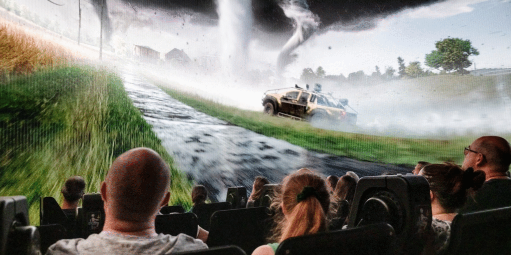 Chasseurs de tornades, l’expérience immersive ultime au Futuroscope ! - Parcs Actus - Actualite des parcs d'attractions image 1 - Actualité des Parcs d'attractions - Parcs Actus