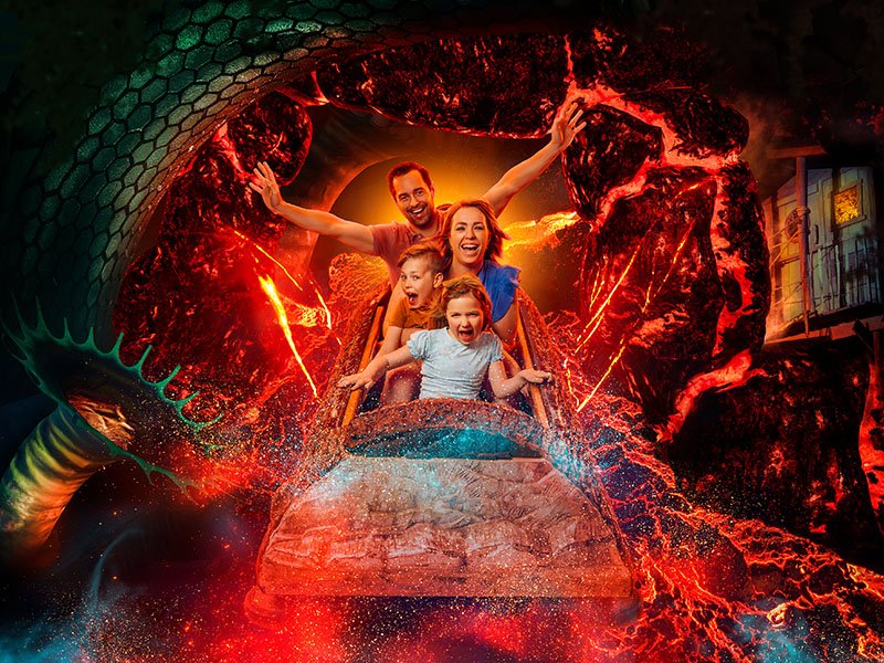 Top 10 des meilleures attractions de Bobbejaanland - Parcs Actus - Actualite des parcs d'attractions Terra magma