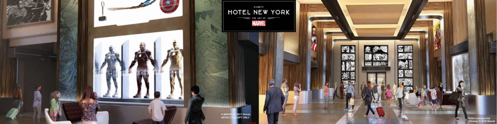 The Art of Marvel, le renouveau du mythique Disney’s Hotel New York ! - Parcs Actus - Actualite des parcs d'attractions image 95 - Actualité des Parcs d'attractions - Parcs Actus