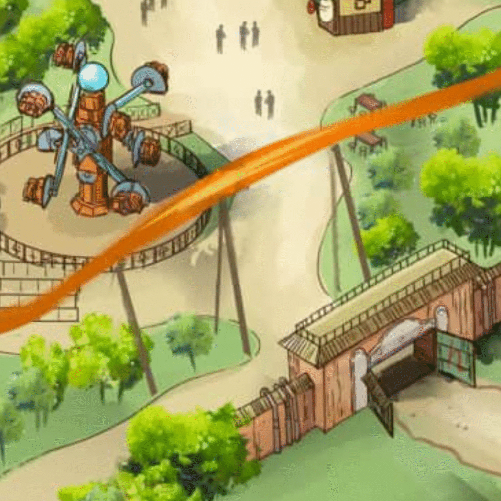Naruto arrive au Parc Spirou en 2026 avec un coaster propulsé unique en Europe ! - Parcs Actus - Actualite des parcs d'attractions 3 - Actualité des Parcs d'attractions - Parcs Actus