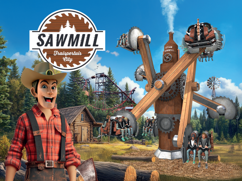 Fraispertuis City 2025 : une scierie à vapeur comme nouvelle attraction familiale avec Sawmill - Parcs Actus