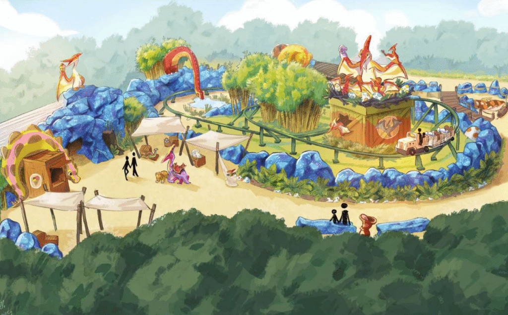 Les dinos débarquent à la Récré des 3 Curés avec un coaster familial - Parcs Actus - Actualite des parcs d'attractions image 157 - Actualité des Parcs d'attractions - Parcs Actus