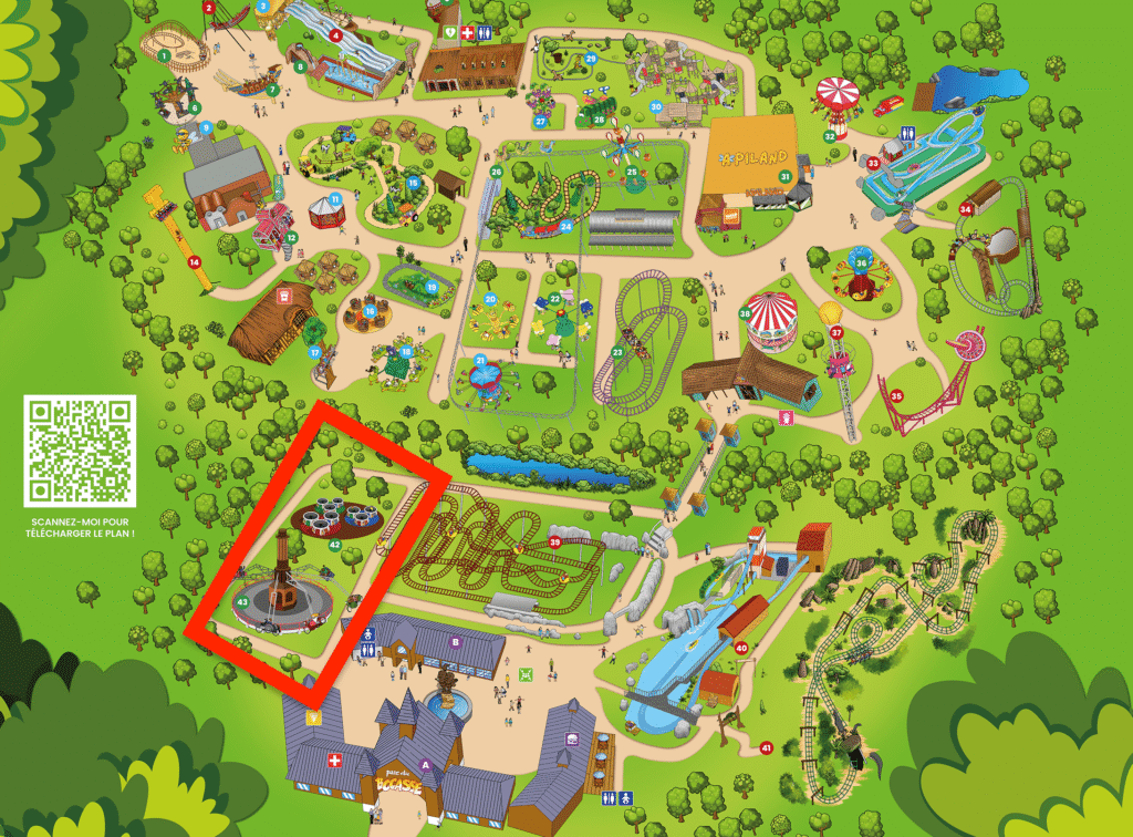 Le Parc du Bocasse mise sur une nouvelle zone pour sa saison 2025 - Parcs Actus - Actualite des parcs d'attractions Bocasse Plan