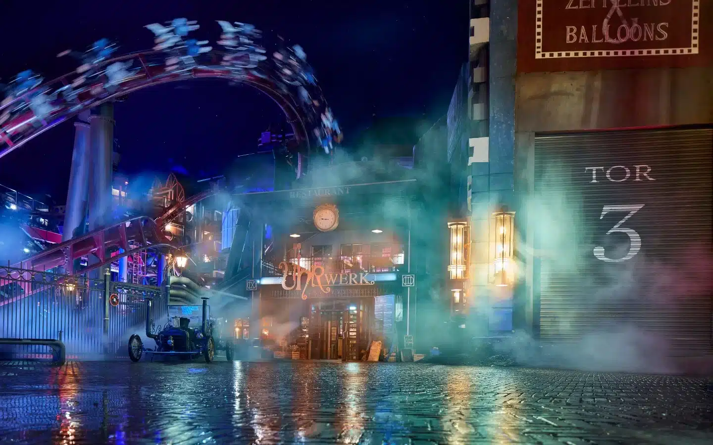 Rookburgh, une immersion au cœur de l’univers steampunk à Phantasialand - Parcs Actus