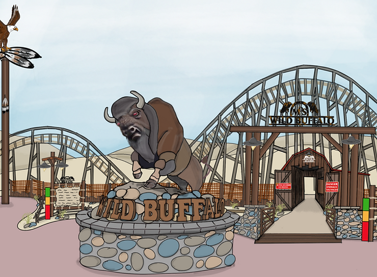 Retour sur le chantier de Wild Buffalo, le wooden coaster de la Mer de Sable - Parcs Actus - Actualite des parcs d'attractions image 1 - Actualité des Parcs d'attractions - Parcs Actus