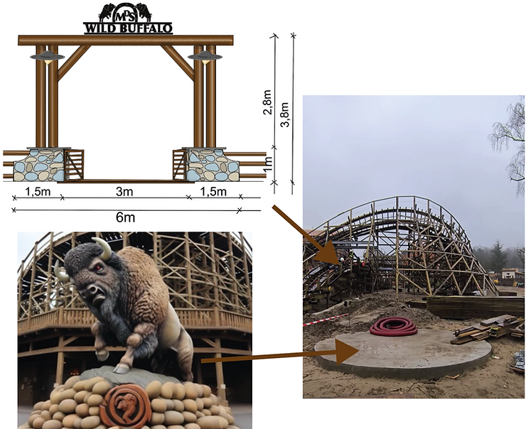 Retour sur le chantier de Wild Buffalo, le wooden coaster de la Mer de Sable - Parcs Actus - Actualite des parcs d'attractions image 2 - Actualité des Parcs d'attractions - Parcs Actus
