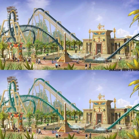 Retour sur la construction pharaonique d’Oz’iris au Parc Astérix - Parcs Actus - Actualite des parcs d'attractions image 91 - Actualité des Parcs d'attractions - Parcs Actus