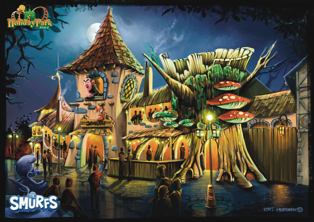 Plopsaland Deutschland dévoile une année 2025 riche en nouveautés familiales - Parcs Actus - Actualite des parcs d'attractions schlumpf darkride holiday park 2 - Actualité des Parcs d'attractions - Parcs Actus