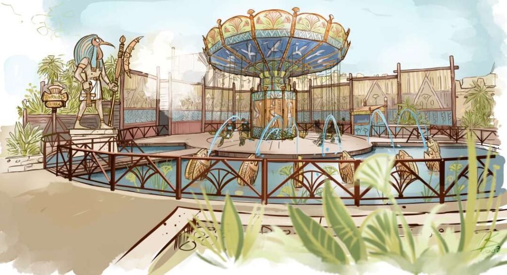 En 2026, la zone Égypte du Parc Astérix entre dans une nouvelle ère : immersion garantie autour du Nil - Parcs Actus - Actualite des parcs d'attractions 95 - Actualité des Parcs d'attractions - Parcs Actus